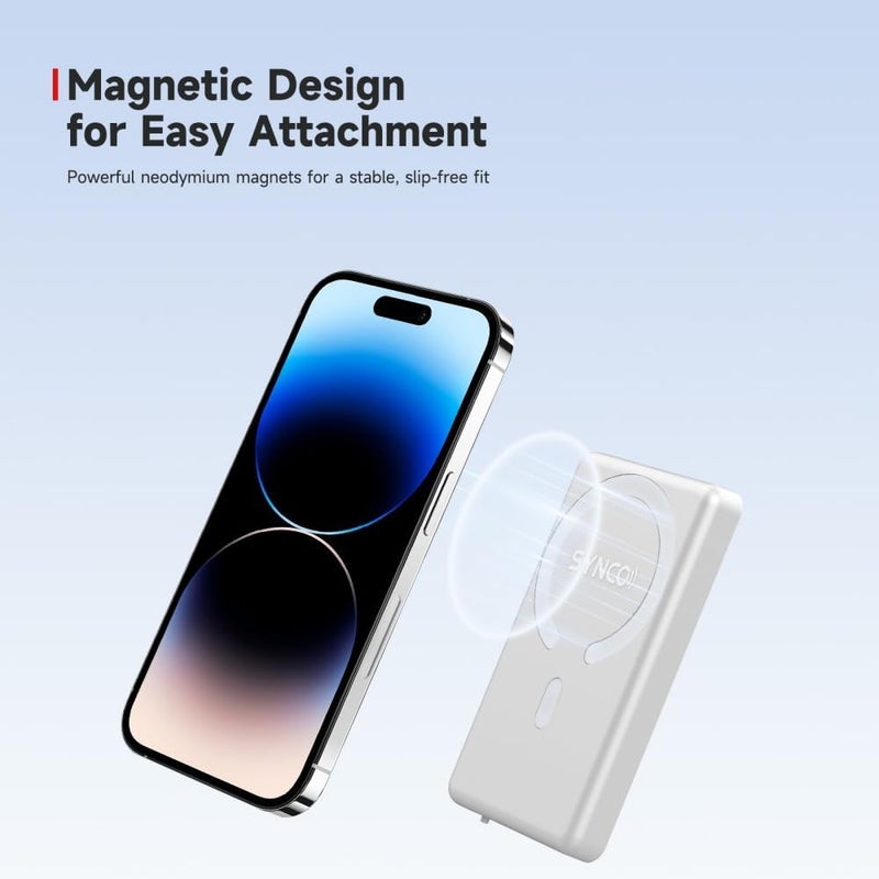 synco شاشة مراقبة سيلفي Xview M4 لهاتف vlog لكاميرا iPhone و Android الخلفية، شاشة سيلفي مغناطيسية سوداء مع مكبر صوت مدمج للبث المباشر على YouTube و TikTok - Image 2